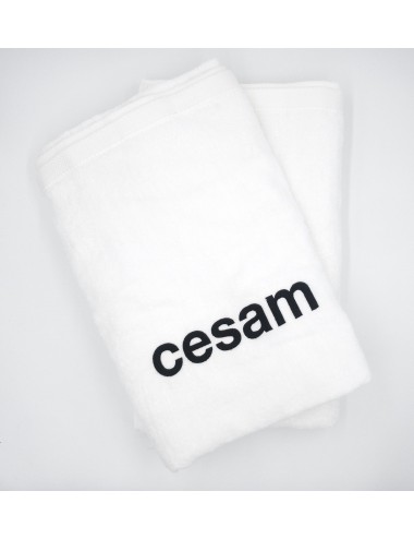 Serviette de bain brodée CESAM