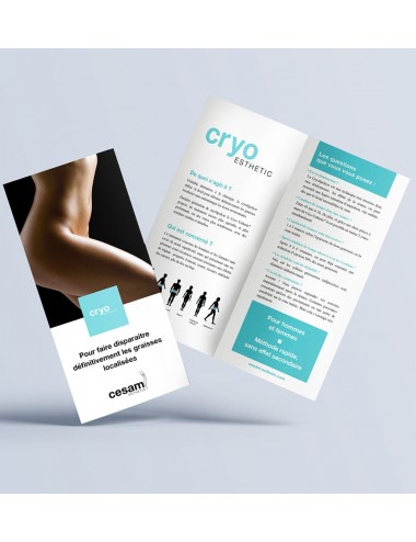 Dépliants Cryo Esthetic Din Long (x100)