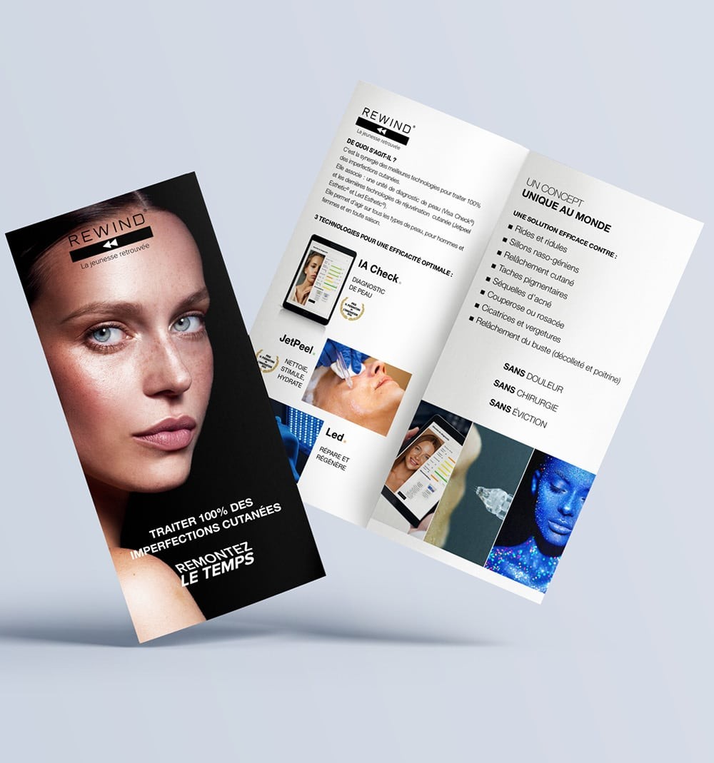 Dépliants Rewind Din Long (x100)