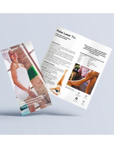 Dépliants Pulse Laser Trio Din Long (x100)